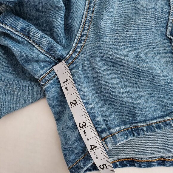 Anthropologie Pilco Hi Rise Pintucked Denim Shorts Size 29 - Picture 5 of 12